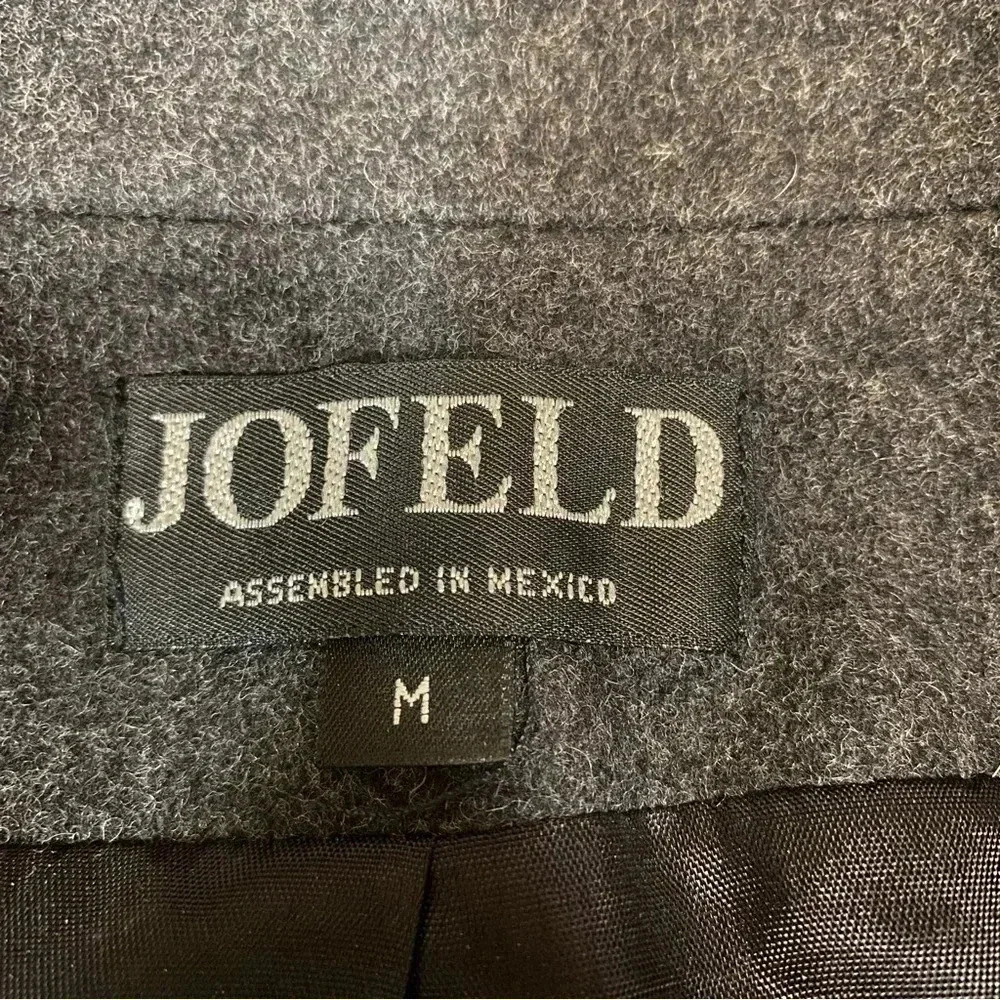 VGT JOFELD de Ball Valvet Women's Stand Collar Coat Front Buttons Black Size M - Picture 9 of 15